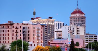Fresno skyline