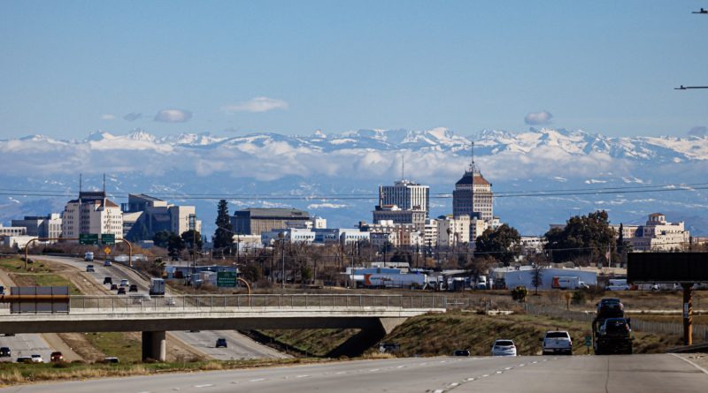 Fresno downtown skyline