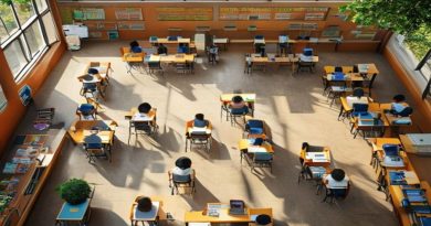 public school classroom students
