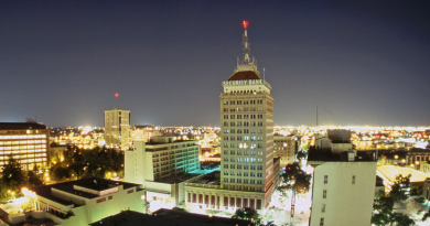 Fresno downtown skyline