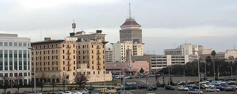 Fresno skyline