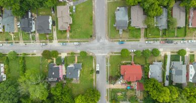 residential neighborhood houses