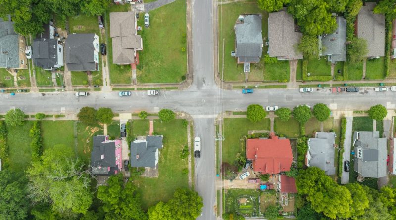 residential neighborhood houses