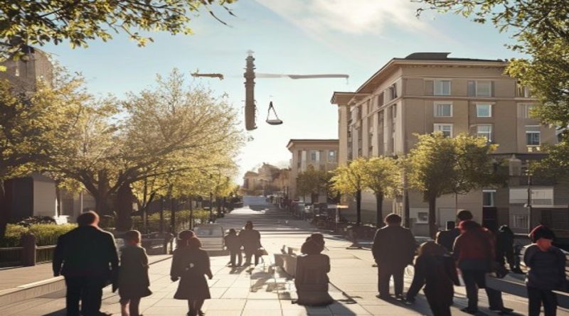 justice civic community scene