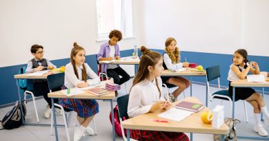public school classroom students