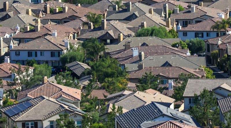 residential neighborhood houses