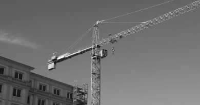 construction crane urban development site