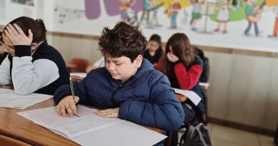 public school classroom students
