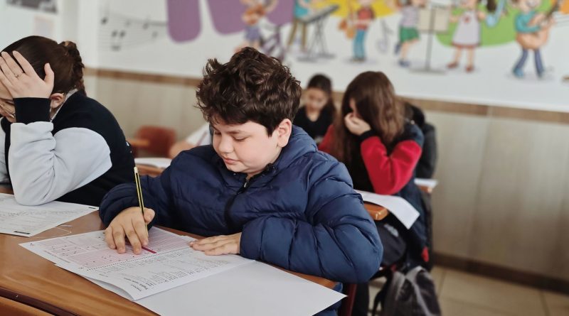 public school classroom students