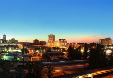 Fresno skyline