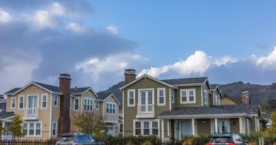residential neighborhood houses