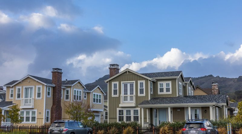 residential neighborhood houses