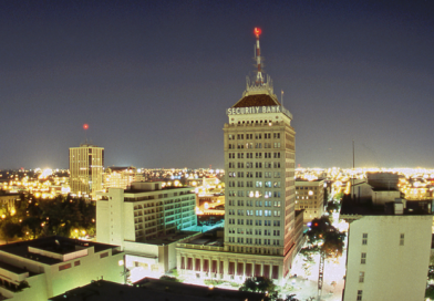 Fresno downtown skyline