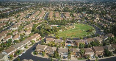 residential neighborhood houses