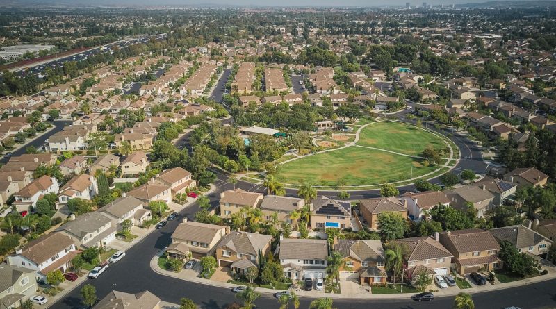 residential neighborhood houses