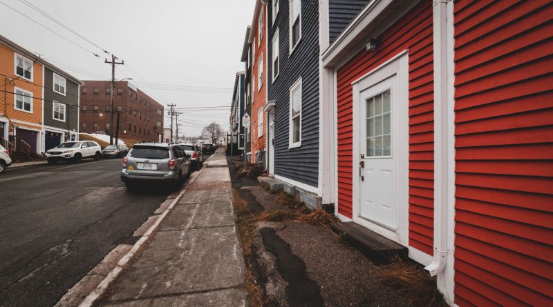 residential neighborhood houses